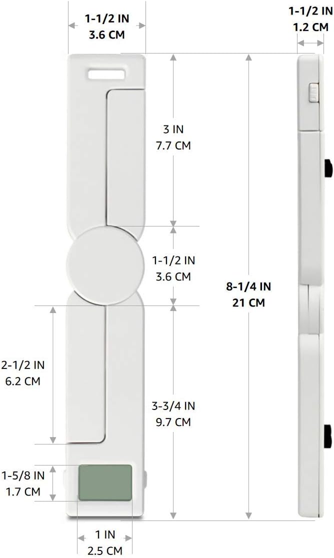 Portable Food Scale Travel Scale for Food, Small Folding Digital Kitchen Scale for Food, Collapsible Mini Pocket Scale Grams and Ounces, Perfect for Diet Calorie Control Compact Kitchen, X Black