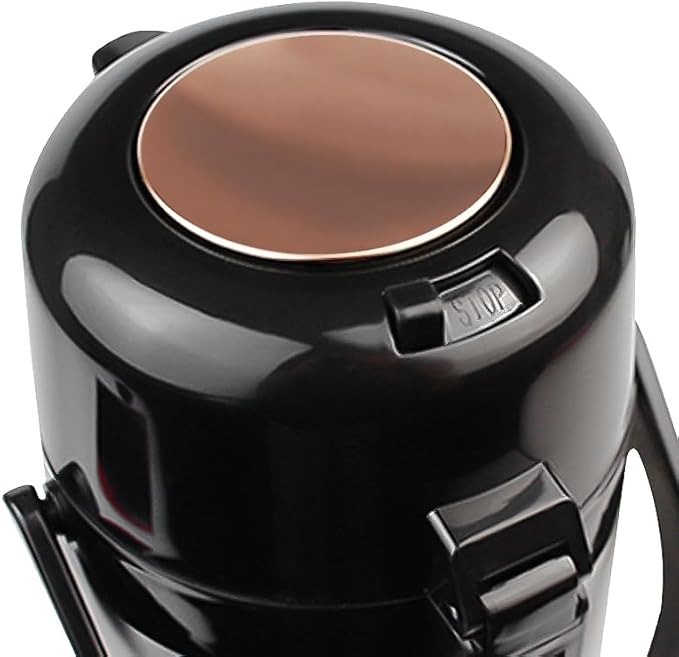 Airpot Coffee Carafe for Keeping Hot,102oz/3L Coffee Dispenser Thermal with Pump,Insulated Stainless Steel Hot Beverage Dispenser for Parties,Thermal Carafe for Hot Drinks Water Tea Chocolate