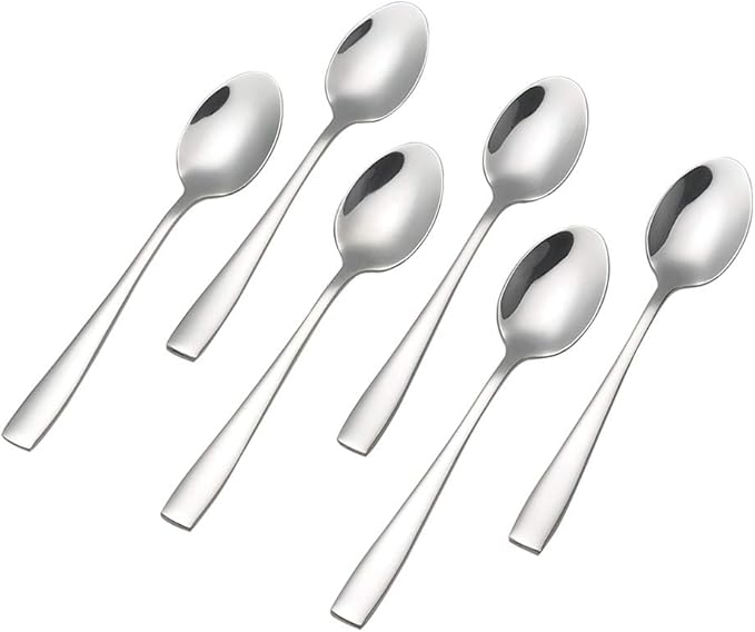 Asking 12-Piece Stainless Steel Small Coffee Spoons for Stirring Espresso Coffee