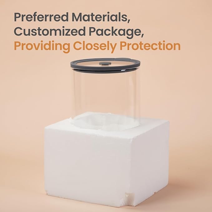 Extra-Large Glass Flour and Sugar Storage Containers with Airtight Lids, 1-Gallon(135oz)Big Glass Food Canister Jars with Lid,Kitchen Organization Jar Sets Perfect for Cookies,Cereal and Eggs