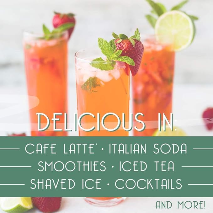 Joe’s Syrup, Organic Sugar, All Natural Vanilla Flavor, 750 ml (3 Pack)