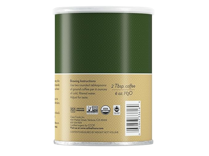 Cafe Altura Ground Organic Coffee, Fair Trade Classic Roast, 12 Ounce (Pack of 3)