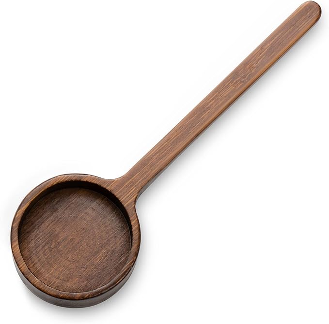 Wooden Coffee Scoop Small Long Handle Measuring Scoop for Jars and Containers