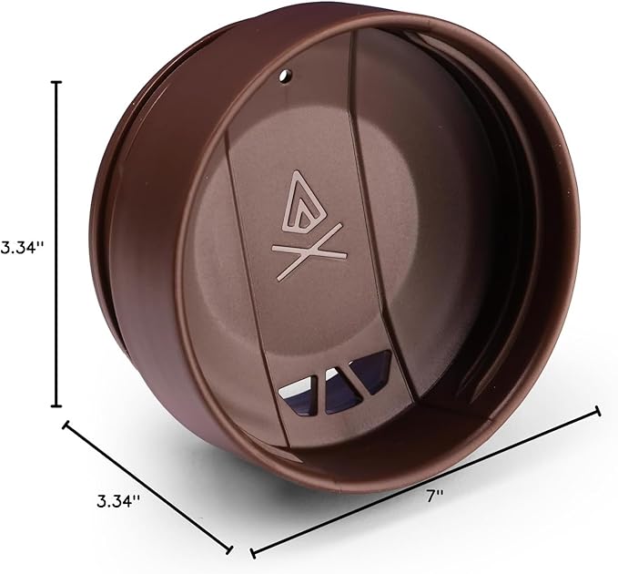 VSSL Nest Pour Over Coffee Set, Transportable and Compact Pour Over Set with 10 oz Double Walled Mug, Cream