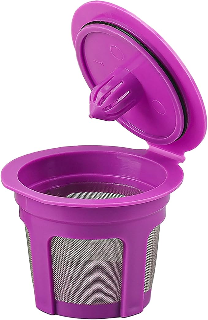 4 Pack Reusable K Cups Coffee Filters, Compatible with Keurig Brewers 1.0 and 2.0Coffee Makers - Universal Kcup Filters
