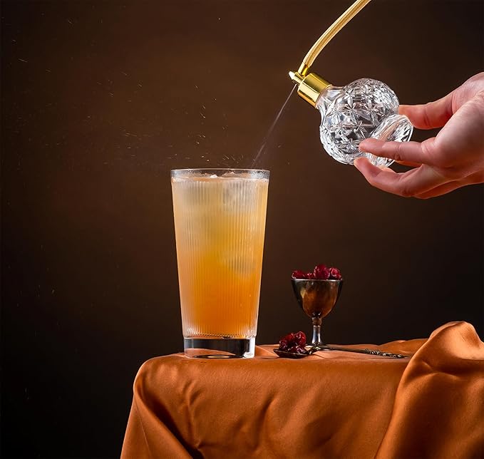 Shaker & Spoon Grenadine Cocktail Syrup, 16oz Cranberry, Juniper & Cardamom Flavored Syrups for Drinks, Vegan Craft Cocktail Mixers for Mocktails, Non Alcoholic Drinks