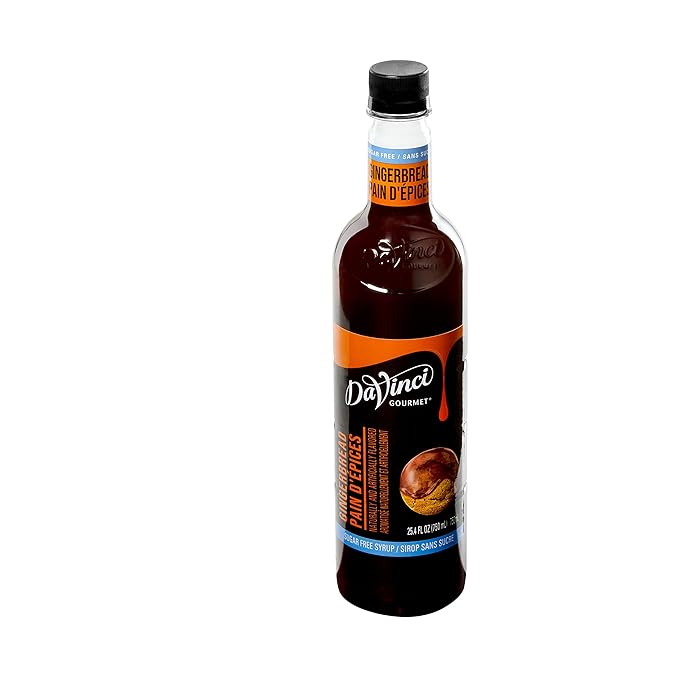 DaVinci Gourmet Sugar-Free Gingerbread Syrup, 25.4 Fluid Ounce (Pack of 2)