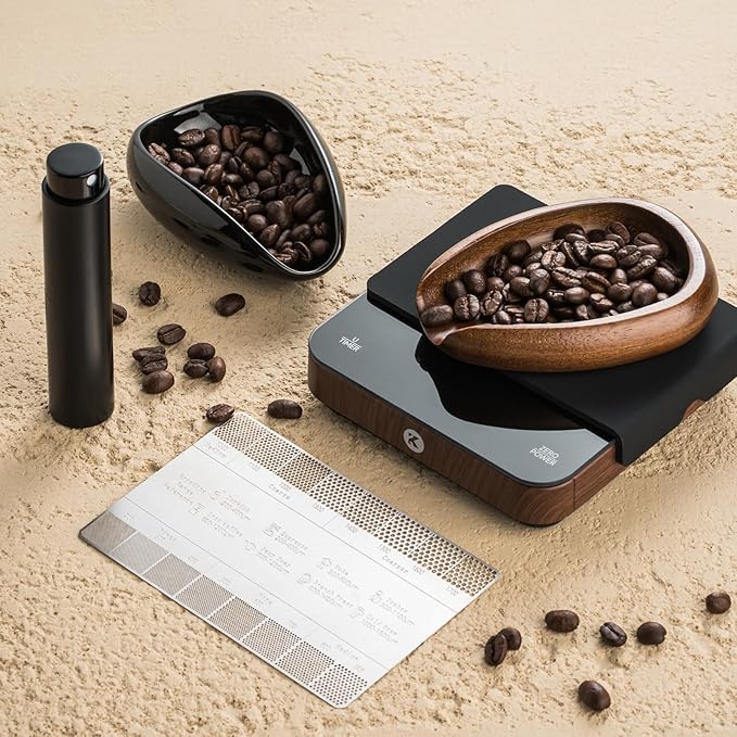 KitchenTour Precision Coffee Kit - Ceramic Dosing Cup & 8ml Anti-Static Sprayer - 2-in-1 Barista Set for Espresso/Cold Brew