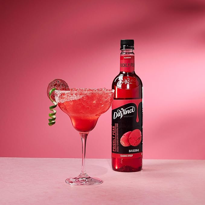 DaVinci Gourmet Prickly Pear Syrup, 25.4 Fluid Ounces (Pack of 4)