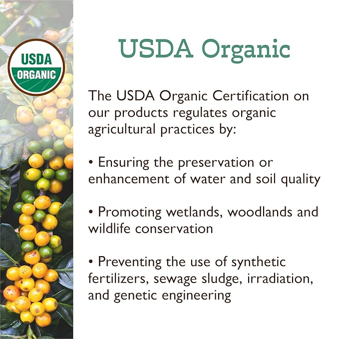 Fresh Roasted Coffee, Organic Peru | Mold & Myco 3rd Party Tested, USDA Organic, Kosher | Med Roast 2 lb (32 oz) Ground