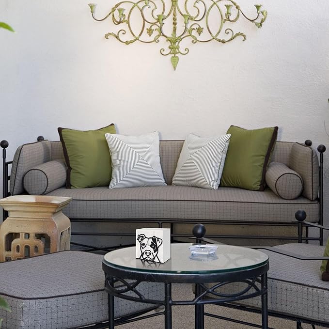 Napkin Holder for Table,Metal Napkin Holder for Kitchen Dining Farmhouse Cocktail Picnic Bar Rustic, Modern Napkins Holder for All Dining Room Decors (Dog)