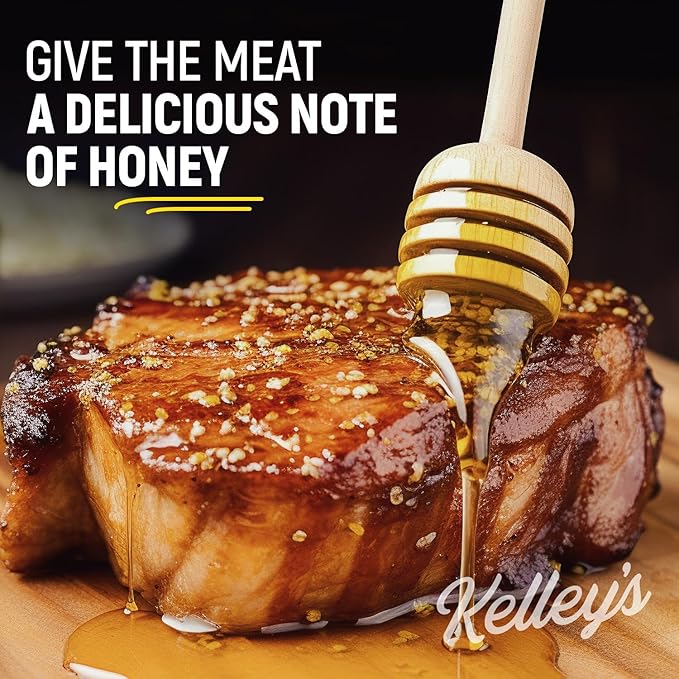 Fischer’s 100% Pure, Raw & Unfiltered Honey, 40 oz – USA Made Honey – All-Natural Sweetener – Rich Flavor Profile, Packed with Nutrients (Pack of 2)