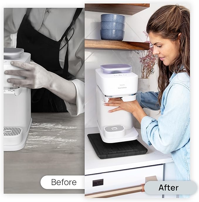 Ibyx Elegant Sliding Tray for Your Coffee Maker & Heavy Kitchen Appliances - Sturdy, Slides Easily from Under The Cabinet (Black, 9.5βW x 14βD)