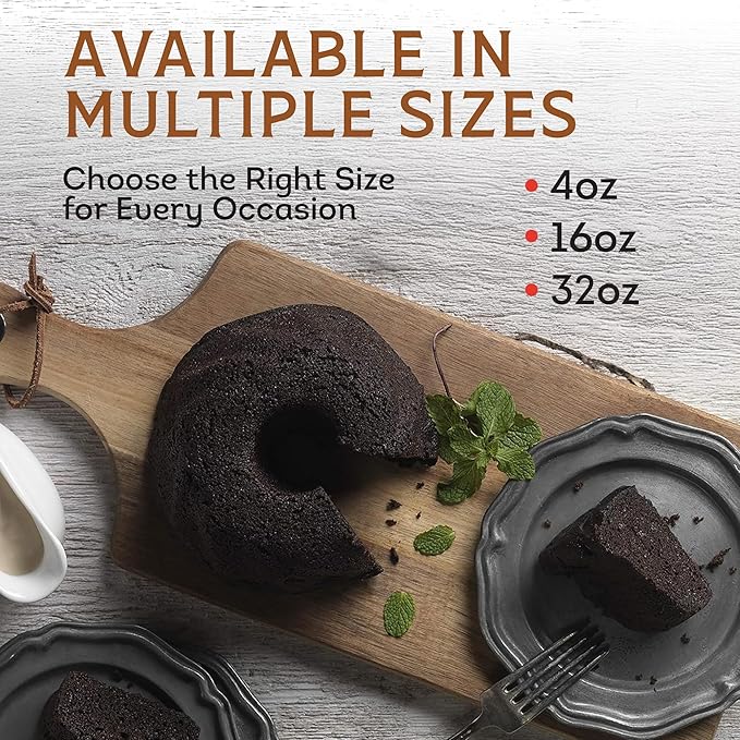 TORTUGA Caribbean Chocolate Rum Cake - 16 oz Rum Cake - The Perfect Premium Gourmet Gift for Gift Baskets, Parties, Holidays, and Birthdays - Great Cakes for Delivery