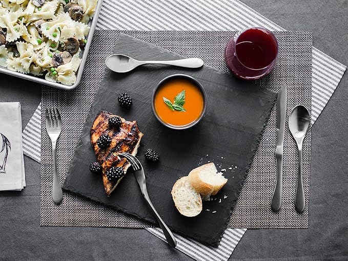 Knork Original Matte Teaspoon, 4 Piece Set,18/10 Stainless Steel,Silver