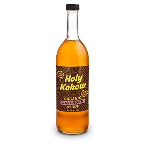 Holy Kakow Cafe Organic Syrup Variety Pack - Pumpkin Spice Syrup, Lavender Syrup, Cardamom Syrup, Organic Syrup for Coffee, Lattes - 750ml 3-Pack
