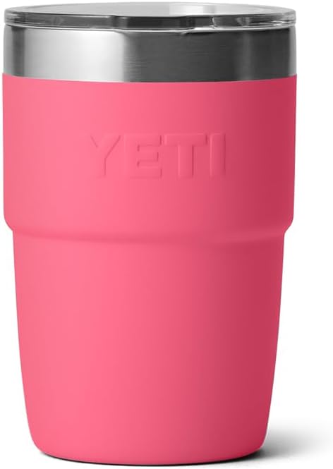 YETI Rambler 8 oz Stackable Cup, Stainless Steel, Vacuum Insulated Espresso Cup with MagSlider Lid