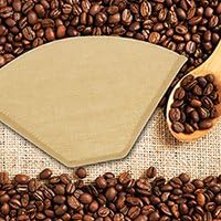 Organic Hemp Reusable Coffee Filter (3, No.2 Flat)