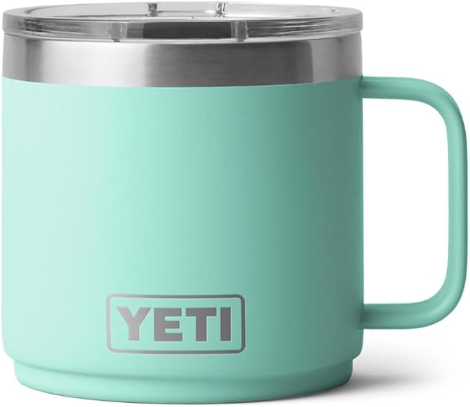 YETI Rambler 14 oz Stackable Mug, Vacuum Insulated, Stainless Steel with MagSlider Lid