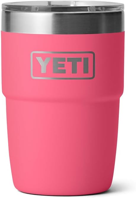 YETI Rambler 8 oz Stackable Cup, Stainless Steel, Vacuum Insulated Espresso Cup with MagSlider Lid