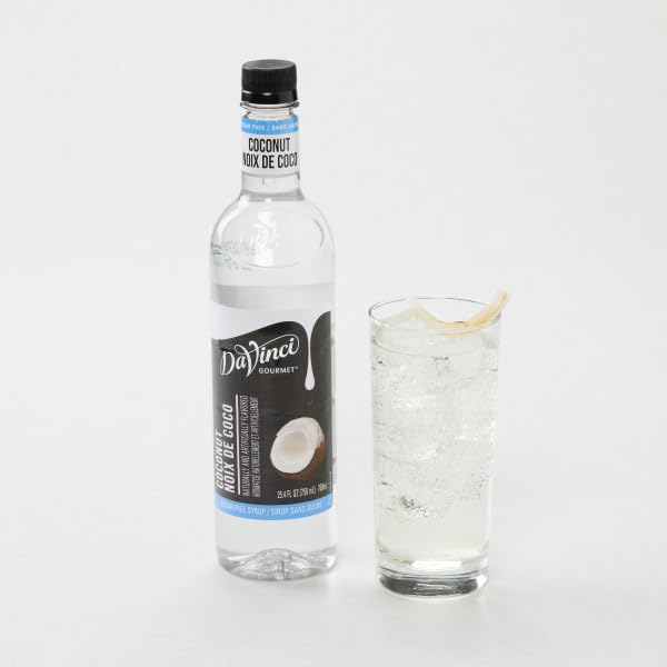 DaVinci Gourmet Sugar-Free Coconut Syrup, 25.4 Fluid Ounces (Pack of 4)