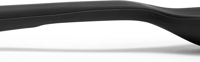 Misen Silicone Mixing Spoon - Professional-Grade, Dishwasher Safe - No Scratch Nonstick-Safe Kitchen Tool for Stirring, Scraping, and Serving - Stong, Durable, Heat Resistant - Black