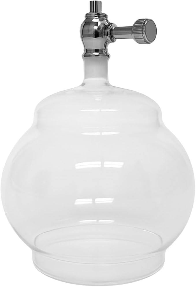 Nispira Cold Brew coffee Maker Ice Coffee Drip Machine with Advanced Slow Drip Technology Borosilicate Glass with Wood Tower, 6-8 Cup, Brown