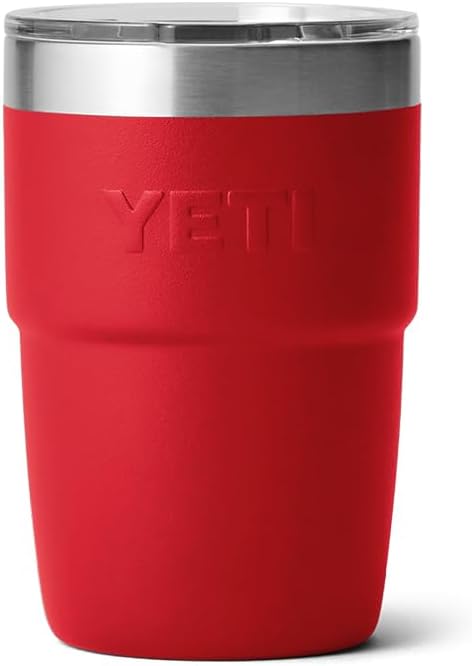 YETI Rambler 8 oz Stackable Cup, Stainless Steel, Vacuum Insulated Espresso Cup with MagSlider Lid