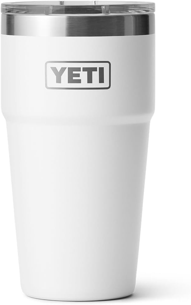 YETI Rambler 20 oz Stackable Tumbler, Stainless Steel, Vacuum Insulated with MagSlider Lid