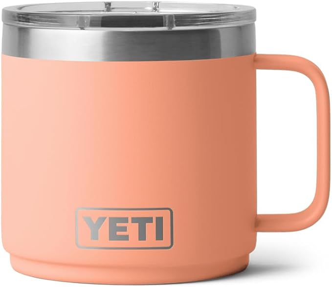 YETI Rambler 14 oz Stackable Mug, Vacuum Insulated, Stainless Steel with MagSlider Lid