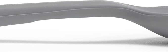 Misen Silicone Mixing Spoon - Professional-Grade, Dishwasher Safe - No Scratch Nonstick-Safe Kitchen Tool for Stirring, Scraping, and Serving - Stong, Durable, Heat Resistant - Gray