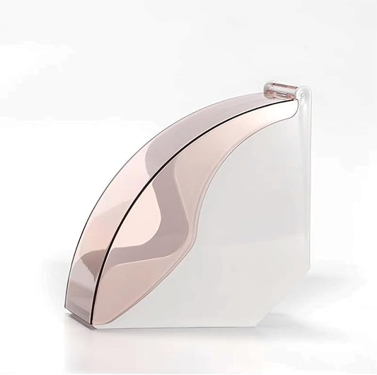 Coffee Filter Paper Holder with Dustproof Cover Coffee Filter Storage Container Filter Paper Box (White for cone filter paper)