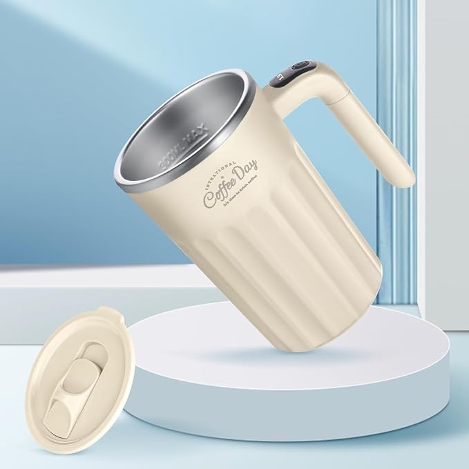 Drink Stirrer,Electric Mixing Mug,Electric Stirring Coffee Mug,Stirring mug, Coffee Mugs,Suitable for Coffee, Milk, Cocoa and Other Beverages