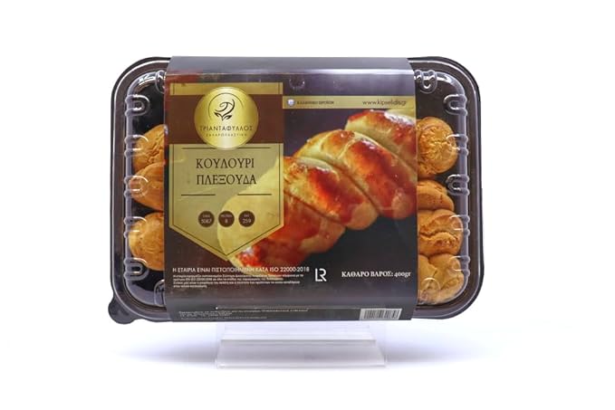 Koulourakia Plexouda Hand Made Traditional Greek Butter Cookies 400g (14.10 oz)