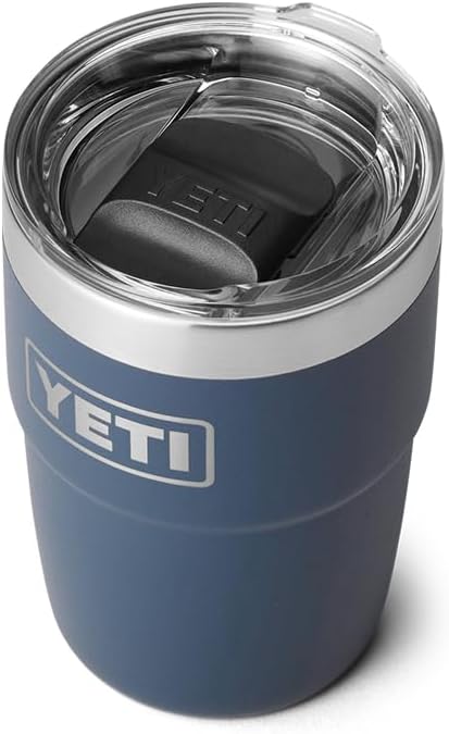 YETI Rambler 8 oz Stackable Cup, Stainless Steel, Vacuum Insulated Espresso Cup with MagSlider Lid
