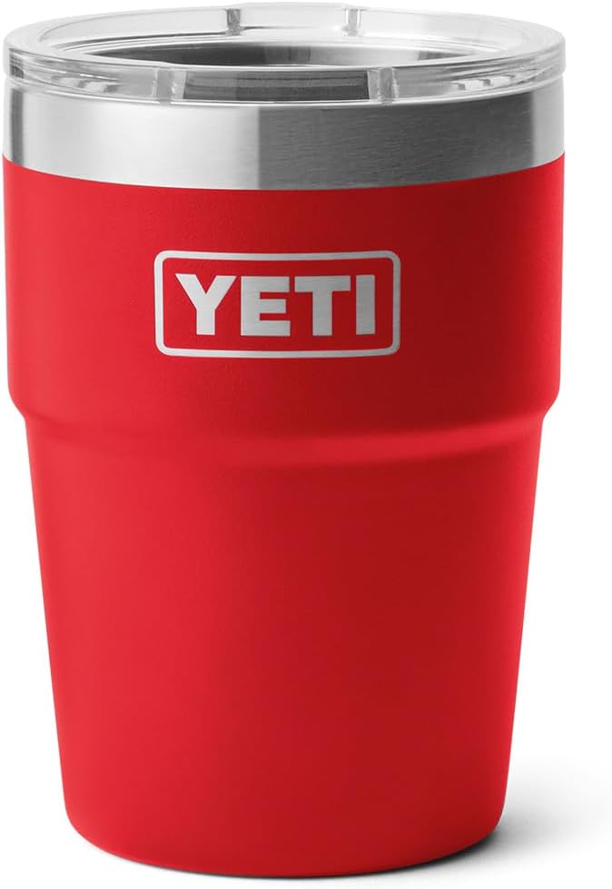 YETI Rambler 16 oz Stackable Tumbler, Vacuum Insulated, Stainless Steel with MagSlider Lid