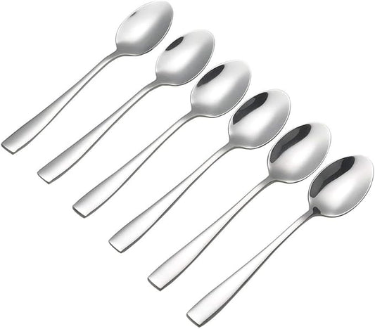 Asking 12-Piece Stainless Steel Small Coffee Spoons for Stirring Espresso Coffee