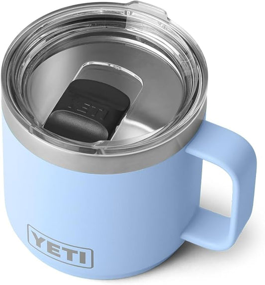 YETI Rambler 14 oz Stackable Mug, Vacuum Insulated, Stainless Steel with MagSlider Lid