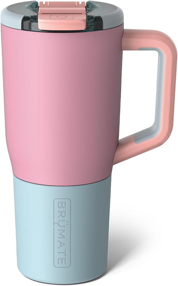 BrüMate Müv - 25oz 100% Leak Proof Insulated Coffee Mug with Handle & Lid - Stainless Steel Coffee Travel Mug - Double Walled Coffee Cup (Eclipse)