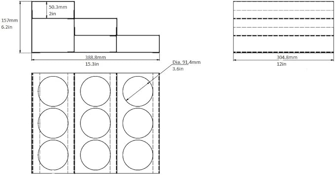 Rattleware 3-Tier Stainless Steel 9 Bottle Coffee Syrup Wire Rack Fifths – Shelves for Wine or Condiments - Durable Storage Organizer for Home, Kitchen, Office, Garage, or Commercial Use (Silver)