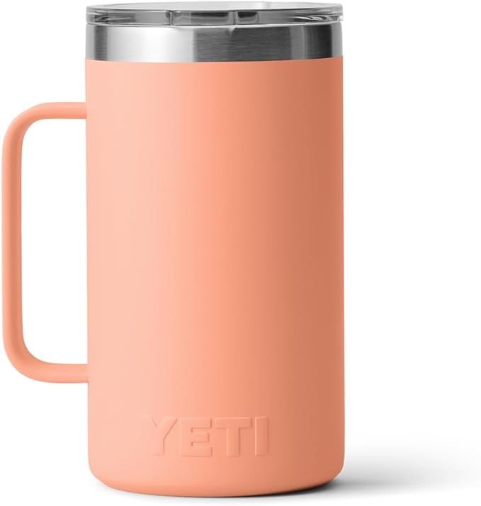 YETI Rambler 24 oz Mug, Vacuum Insulated, Stainless Steel with MagSlider Lid
