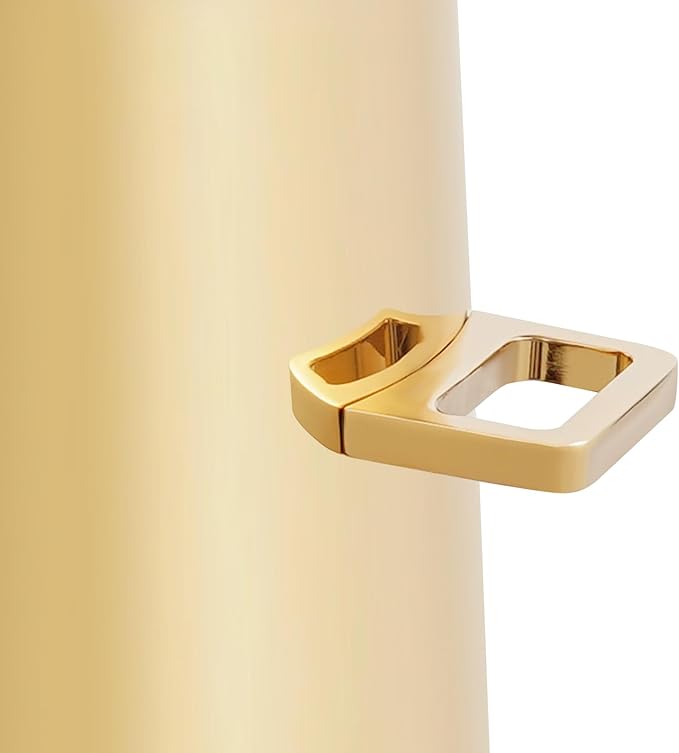 Stainless Steel Beverage Dispensers, Drink Dispenser with Fuel Holder & Base & Stainless Steel Faucet 3.4Gal Hot Beverage Dispenser, Commercial Coffee Urn for Hotels, Canteens（Golden Barrel Body）