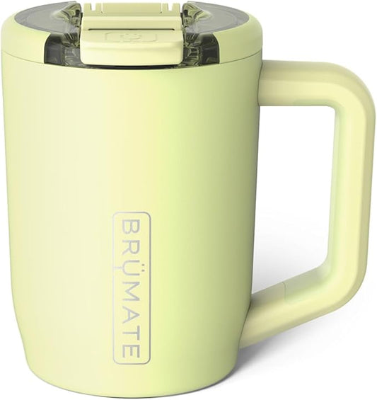 BrüMate Müv - 15oz 100% Leak Proof Insulated Coffee Mug with Handle & Lid - Stainless Steel Coffee Travel Mug - Double Walled Coffee Cup (Prickly Pear)
