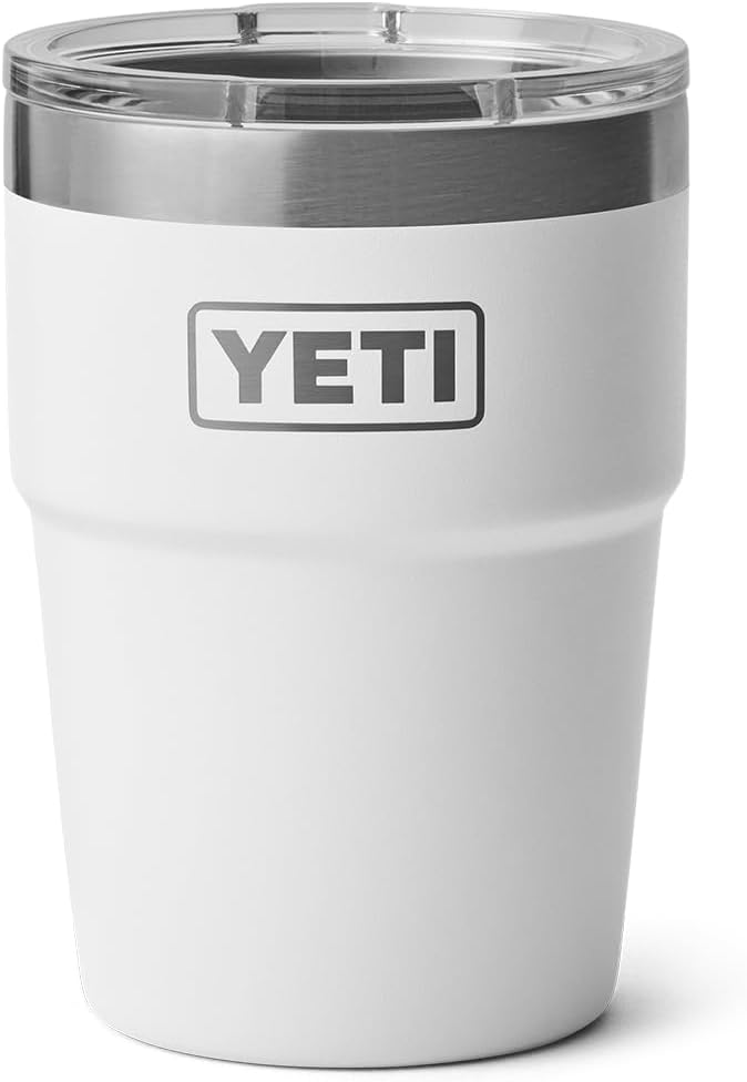 YETI Rambler 16 oz Stackable Tumbler, Vacuum Insulated, Stainless Steel with MagSlider Lid