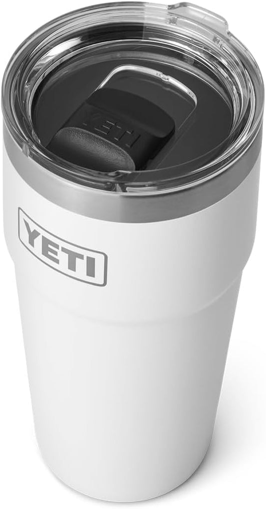YETI Rambler 20 oz Stackable Tumbler, Stainless Steel, Vacuum Insulated with MagSlider Lid