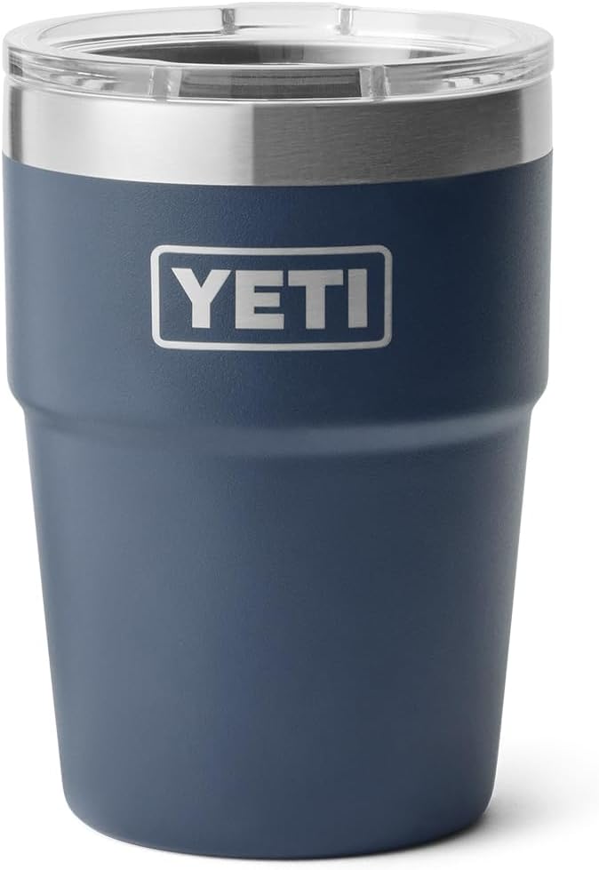 YETI Rambler 16 oz Stackable Tumbler, Vacuum Insulated, Stainless Steel with MagSlider Lid