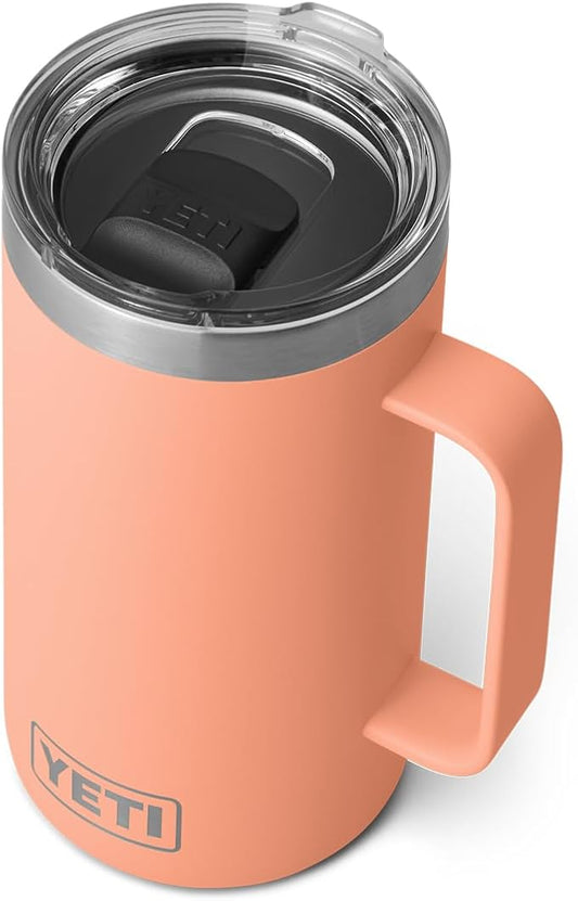 YETI Rambler 24 oz Mug, Vacuum Insulated, Stainless Steel with MagSlider Lid