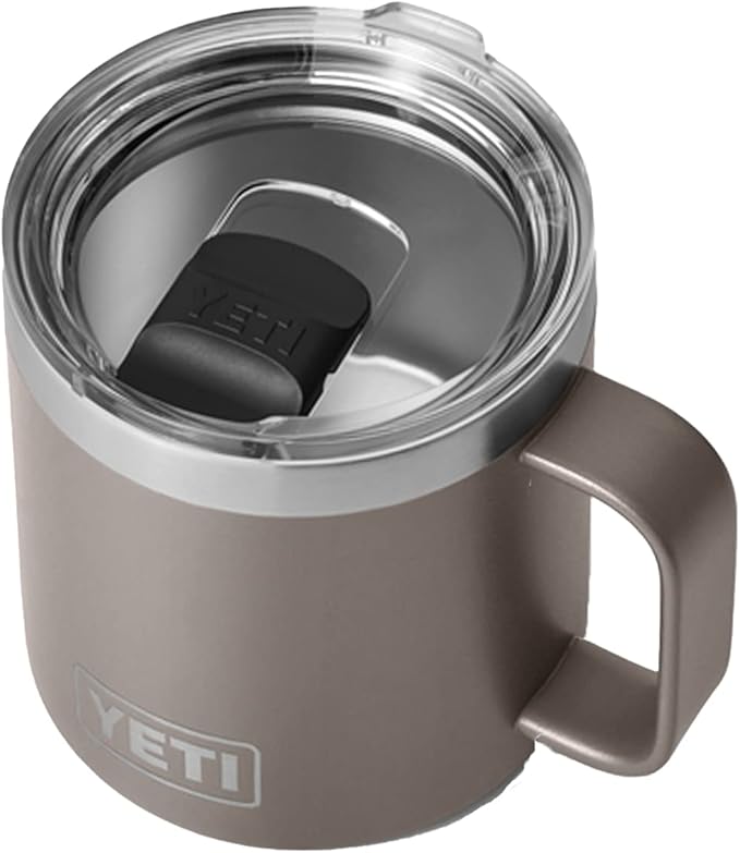 YETI Rambler 14 oz Mug, Vacuum Insulated, Stainless Steel with MagSlider Lid, Stainless