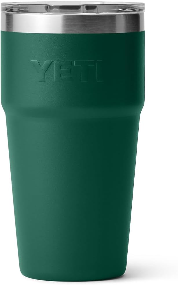 YETI Rambler 20 oz Stackable Tumbler, Stainless Steel, Vacuum Insulated with MagSlider Lid
