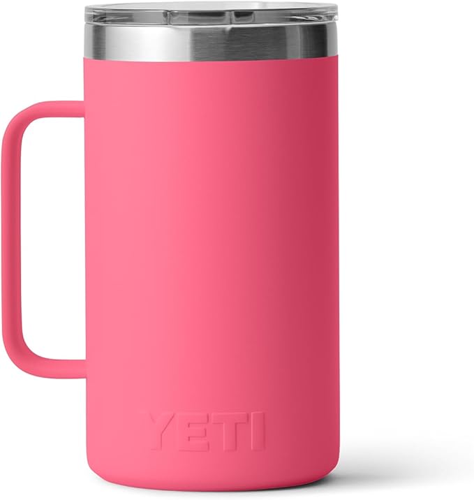 YETI Rambler 24 oz Mug, Vacuum Insulated, Stainless Steel with MagSlider Lid